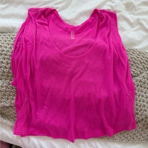 Free people movement hot pink tank size small